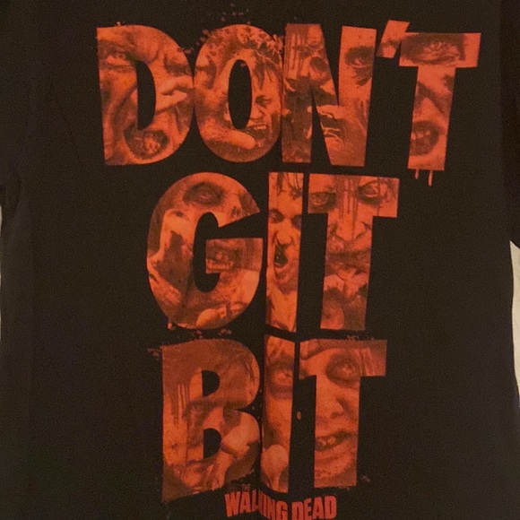 Walking Dead Don’t Git Bit T-Shirt Adult Size Large 🔥 - Picture 2 of 4